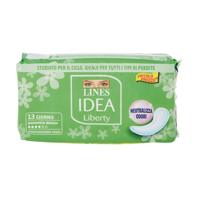 Assorbenti Idea Liberty 13 Pz Lines - ORIZZONTESHOP