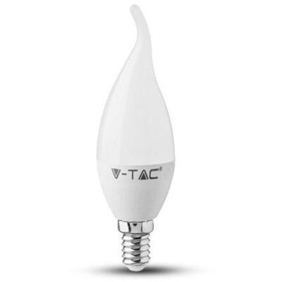 Lampadina LED V-TAC Chip Samsung E14 5,5W Candela a Fiamma 6400K
