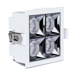 Faretto LED V-TAC Chip Samsung da Incasso 16W (4*4W) UGR90 características