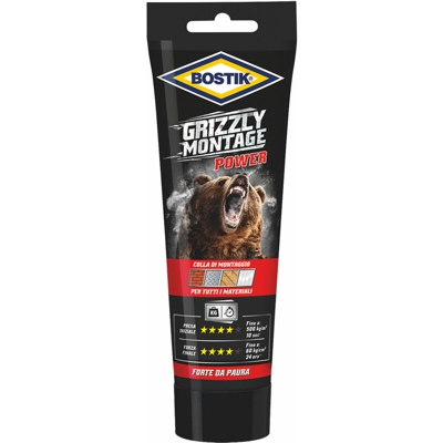 Bostik - COLLA GRIZZLY MONTAGE POWER gr. 250 - tubetto
