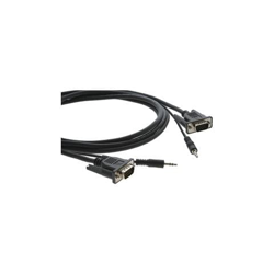 15-pin HD + 3.5mm Audio Micro Cable, 4,6m, VGA (D-Sub) + 3.5mm, VGA (D-Sub) + 3.5mm, -20 - 75 C, -20 - 75 C, 0 - 95% características