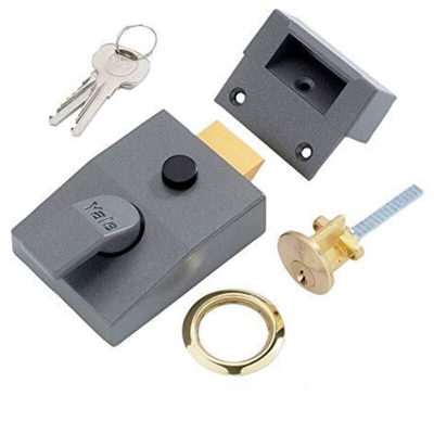 P89 - Serratura di sicurezza Nightlatch, finitura in ottone, DMG, 60 mm - Yale Locks