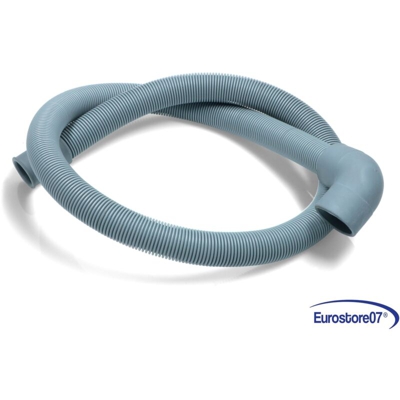 TUBO DI SCARICO ACQUA cm 200 PER LAVATRICE CON CURVA ATTACCO MM 30 INTERNO - EUROSTORE07