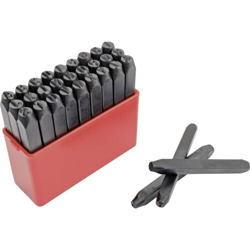 Brüder Mannesmann 243-B-3MM 27 parti Lettere preimpostate Altezza lettere: 3 mm precio