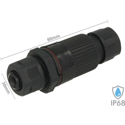 AP3132 Connettore Manicotto di Collegamento IP68 3 Poli Modello Plug Play Maschio Femmina Piu Facile Max 2,5mmq - Ledlux características