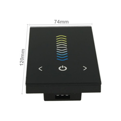 CL4225 Centralina CCT Led Controller Touch 12V 24V 4AX2 Pannello Da Incasso Muro Standard Italiano Scatola 503 TM07U - Ledlux precio