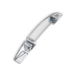 Polideas - Maniglia ad arco trasparente con inserti cromati 230x24x30mm - 046B Sagittario precio