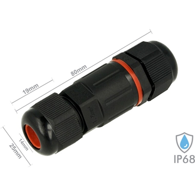 AP3131 Connettore Giunta Di Connessione Lineare IP68 3 Pin Per Cavo Elettrico 6-12mm Impermeabile Stagno - Ledlux