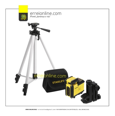 Kit Livella Laser 360°+Treppiede Stanley Stht77640-1