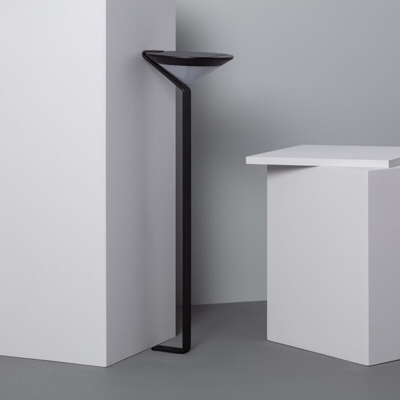 Lampioncino LED Solare Yuma con Sensore di Movimento Radar IP65 Bianco Freddo 5700K - 6200K - LEDKIA