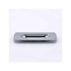 Polideas - Maniglia ad incasso effetto cromato lucido 125x36x10mm - 054 Thin en oferta
