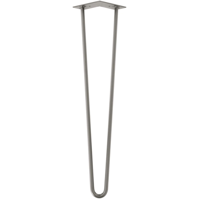 Hairpin Leg Gambe per tavolo robuste in un set di 4 d´acciaio - 72 cm - 2 barre - [EN.CASA]