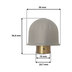 Tappo Universale Chiusura Caldaia 1/2 Attacco Femmina X Vari Modelli Polti - - SENZA MARCA/GENERICO - en oferta