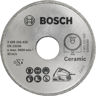 Mole in diamante Bosch Accessories 2609256425 Diametro 65 mm Diam. interno 15 mm 1 pz.