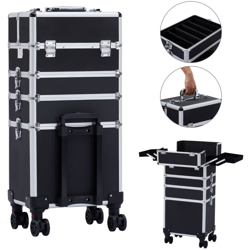 AREBOS 4in1 Beauty case Carrello Valigia Kit per il trucco Bellezza en oferta