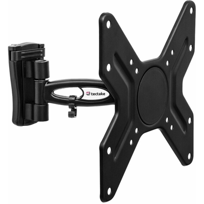 Supporto da installazione a parete per monitor 14-37″ (36-94cm) inclinabile girevole - staffa tv, braccio tv - nero - TECTAKE
