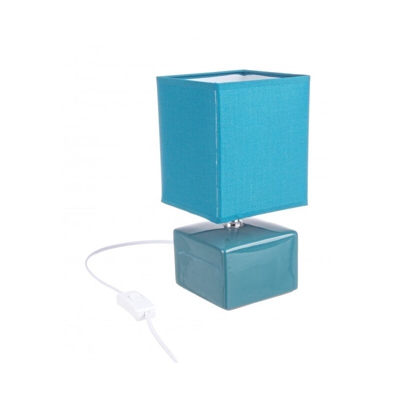 Lampada Tav. Atena Cr Turchese H24.5 - BIZZOTTO