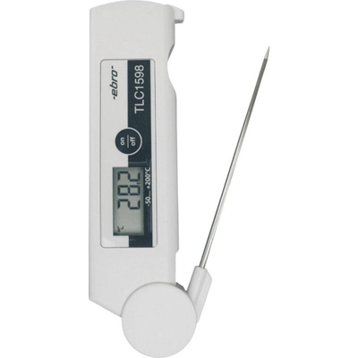 TLC 1598 Termometro a penetrazione HACCP Campo di misura -50 fino a 200 °C Sensore tipo Pt1000 Conforme HACCP - Ebro