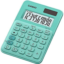 Calcolatrice MS-7UC Verde - Casio características