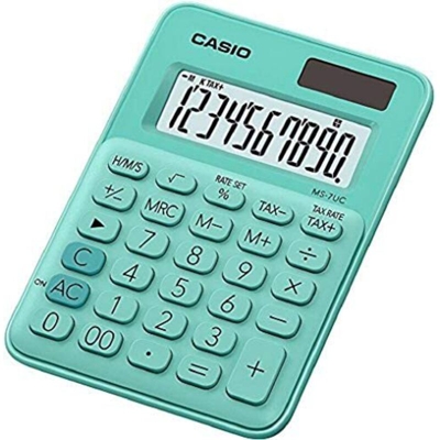 Calcolatrice MS-7UC Verde - Casio