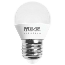 Lampadina LED Sferica Silver Electronics 960727 E27 7W Luce calda en oferta