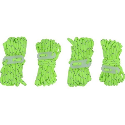 10393 Kit corde per tenda fluorescente 4 mm x 4 m 4 pz. - Cartrend