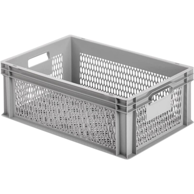 75060 Scatola in plastica sbarrata (L x A x P) 600 x 220 x 400 mm Grigio 1 pz. - Alutec