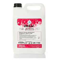 Dekal Anticalcare Disincrostante e Sgrassante Forte per Bagno Top Quality 5kg - Aral características