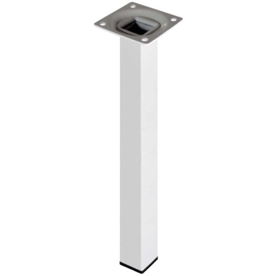 Piedi Di Bianco Piazza Mobili 800 Millimetri In Acciaio Tubolare (4) Par - DIY ELEMENT