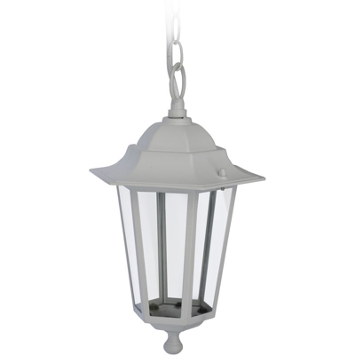 Lanterna da esterno a sospensione, colore bianco, attacco lampada E27 per potenza massima 60W - I-WATTS OUTDOOR LIGHTING