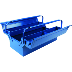 CASSETTA PORTAUTENSILI 5 SCOMPARTI MM.440X200X200 BLU - Klass precio