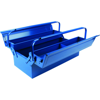CASSETTA PORTAUTENSILI 5 SCOMPARTI MM.440X200X200 BLU - Klass