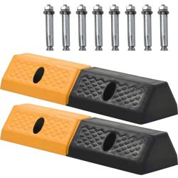 Delimitatori di Parcheggio 2 pz in Gomma 49x15x9 cm - VIDAXL precio