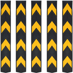 Protezioni Angolari Riflettenti 5 pz in Gomma 80 cm - VIDAXL en oferta