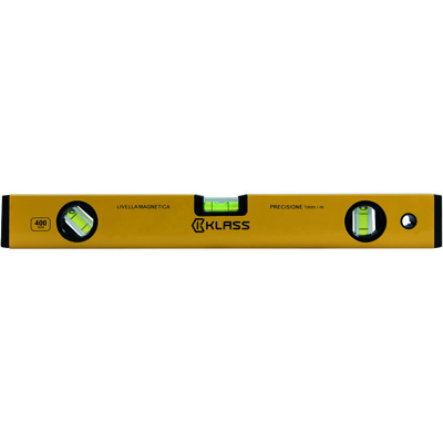 Klass - Livella A 3 Fiale In Alluminio Magnetica 'Magnetic Precision' Mm.400