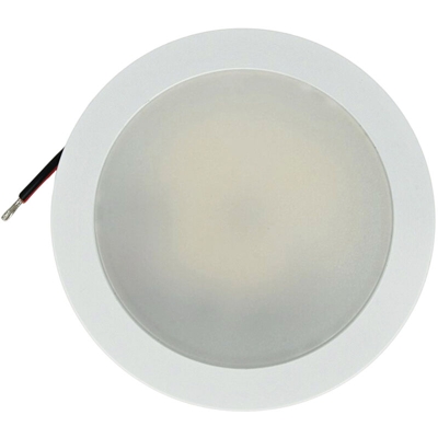 LEDLUX FP5514N Mini Faretto Led Da Incasso Rotondo Carcassa Bianca 5W AC/DC 12V DC 24V Neutro 4500K Foro 60mm
