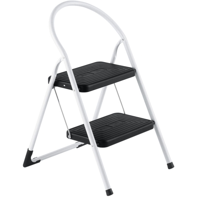 Scab Rudiano S.R.L Linea Casalinghi Sgabello Eurobalzo 2 Gr. Bianco