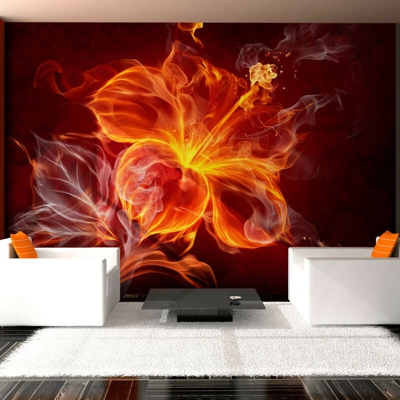 Artgeist - Fotomurale - Fiore ardente 350x245