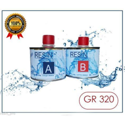 Resina Epossidica 320 Grammi Liquidissima Trasparente Bicomponente A + B Effetto Acqua - RESIN PRO precio