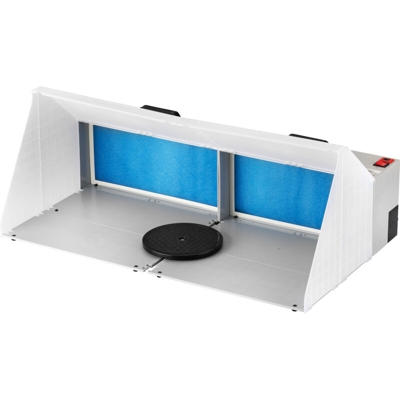 Wiltec - Accessori per aerografo Doppia unità di aspirazione 6 m³/min Filtro per nebbia di vernice