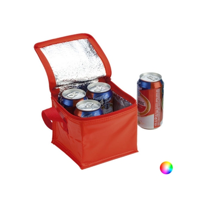 Cliccandoshop - Borsa Frigorifero per Lattine (4 pcs) 144147 Nero