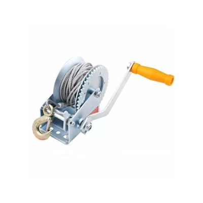 Paranco Montacarichi Verricello Gancio Manuale Argano 600 Lb Cavo Acciaio 6 Mt - TP