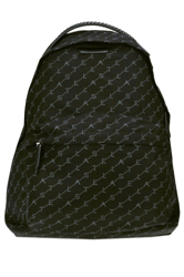 Designer logo nylon backpack características