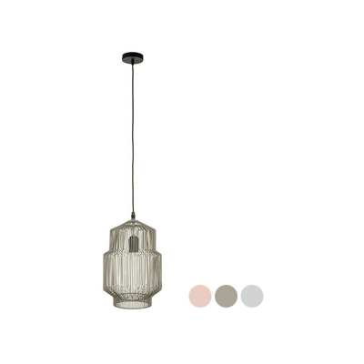 Lampadario (22 x 22 x 32 cm) Bianco - CLICCANDOSHOP