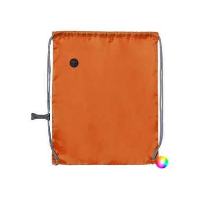 Cliccandoshop - Zaino a Sacca con Uscita per Auricolari 145621 Rosso