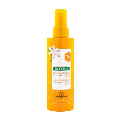 KLORANE Polysianes Spray Solare Sublime SPF30 al Tamanu BIO & Monoï