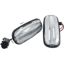 Carall - LEDLUX LN3225 Kit Freccia Laterale a Led Side Marker Dinamica Lente Trasparente Land Rover Discovery 2 Defender Freelander 1 OEM XGB000030L precio