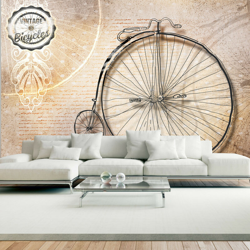 Fotomurale - Vintage bicycles - sepia 350x245 - ARTGEIST en oferta