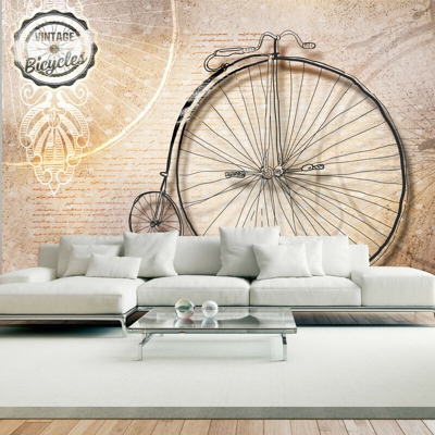 Fotomurale - Vintage bicycles - sepia 350x245 - ARTGEIST