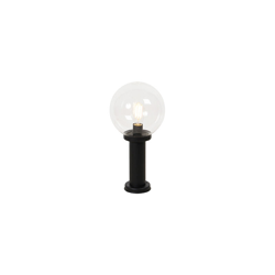 Palo da giardino sfera - Moderno - Acciaio inossidabile,Plastico - Nero - Oblungo Max. 1 x Watt - Qazqa en oferta